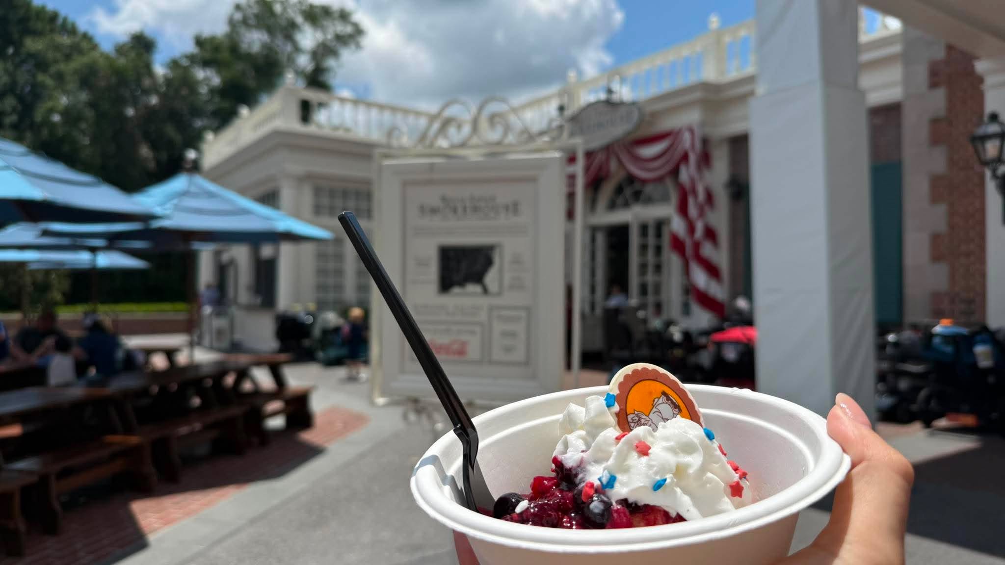 Sam Eagle-Inspired Shortcake and Patriotic 1776 Drink Arrive at EPCOT | Chip and Company