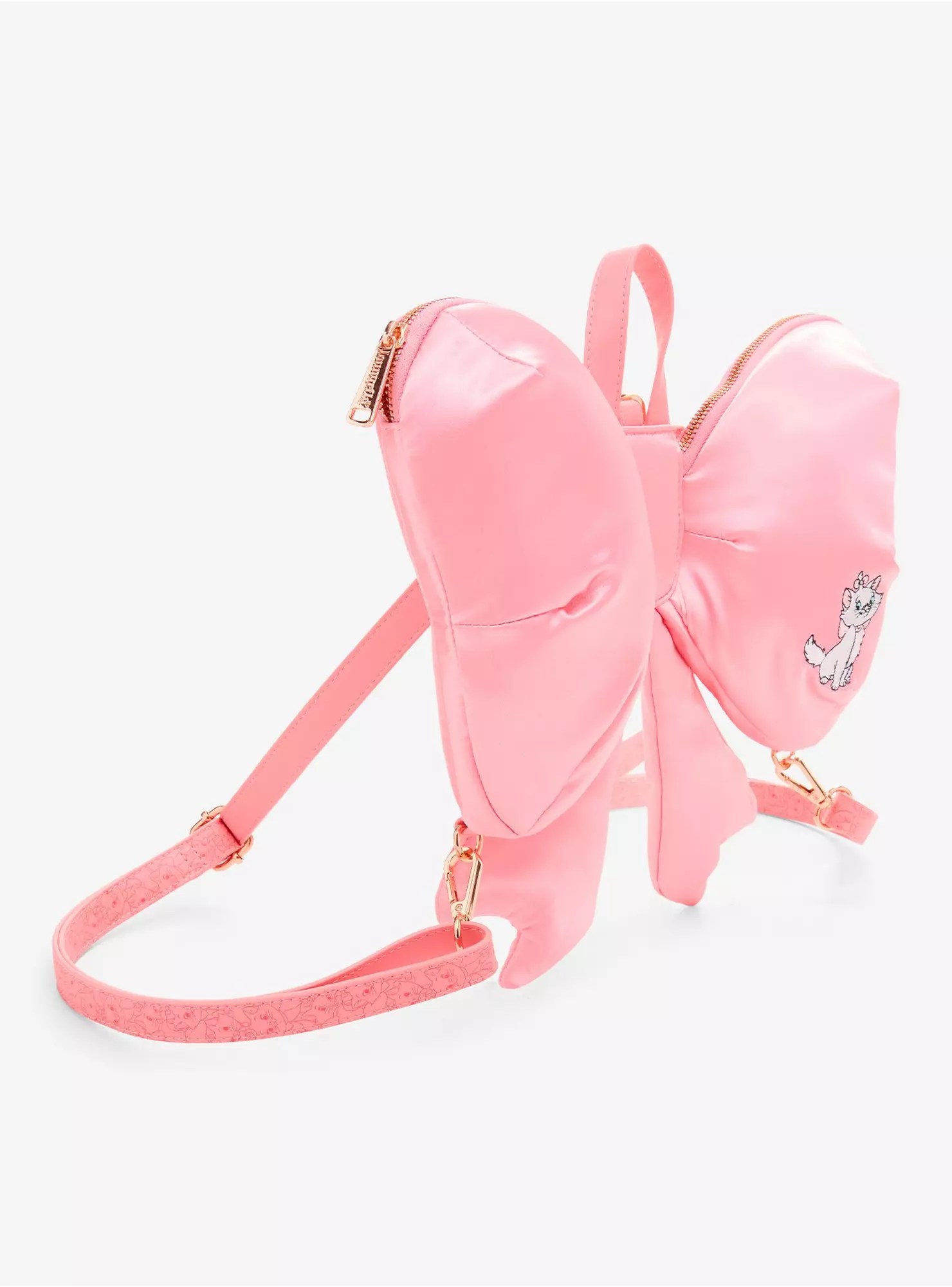 Marie Satin Bow Shaped Mini Backpack