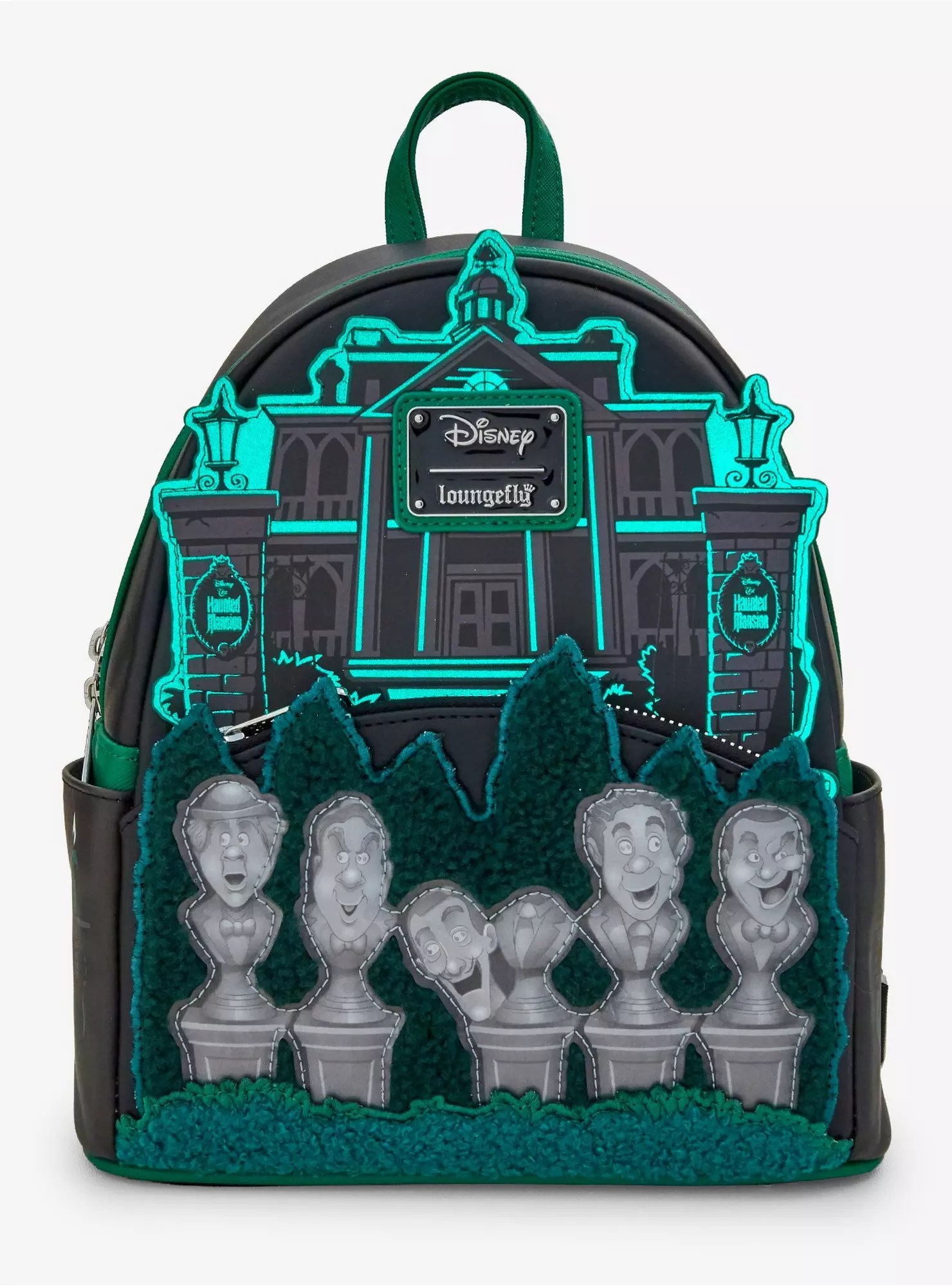 Haunted Mansion Singing Busts Glow in the Dark Lenticular Mini Backpack