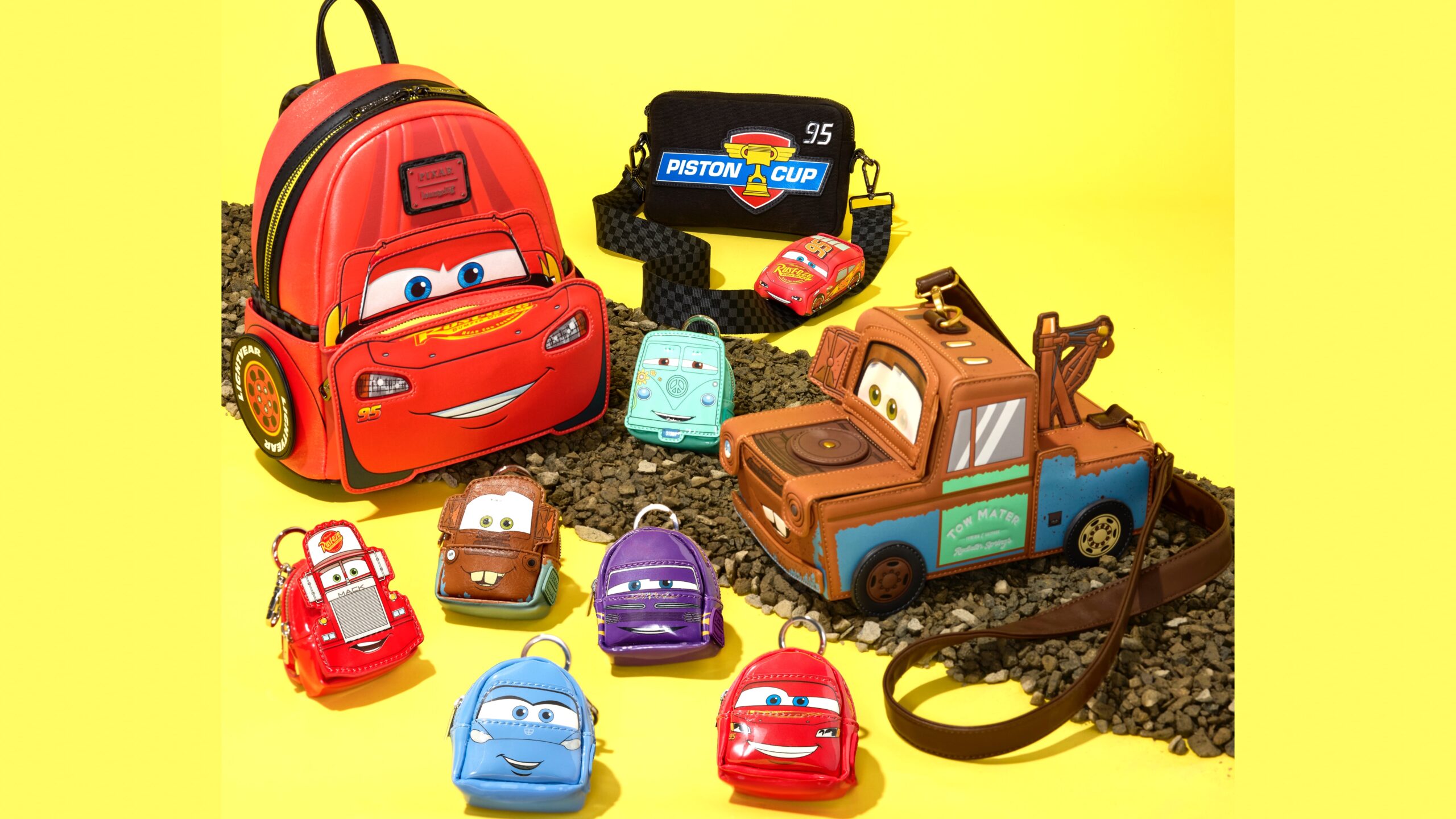 New Pixar Cars 20th Anniversary Loungefly Collection