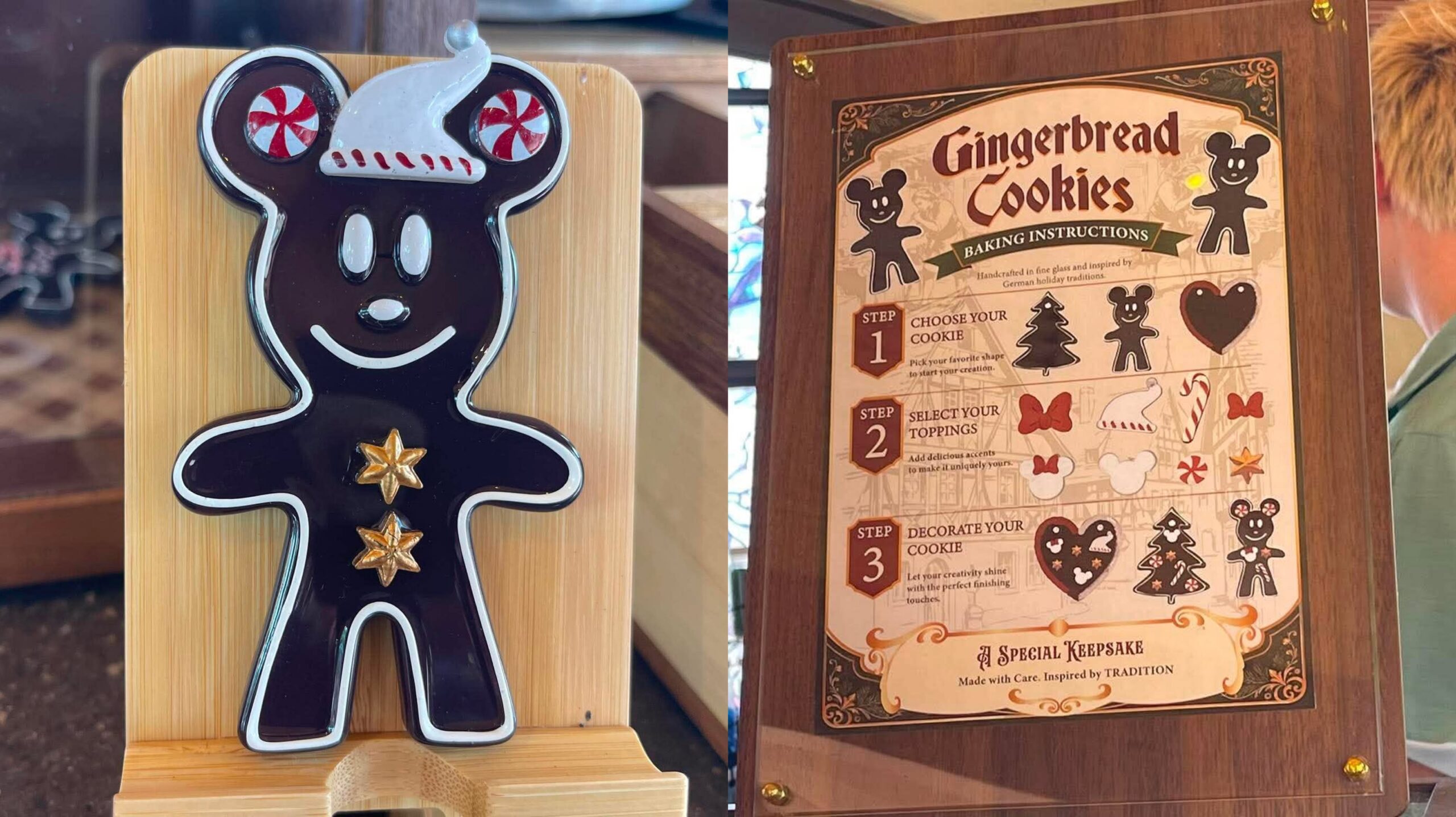 Create Your Own Glass Gingerbread Cookie Ornament at EPCOT's Germany Pavilion!
