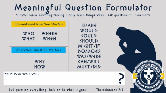 Meaningful Question Formulator