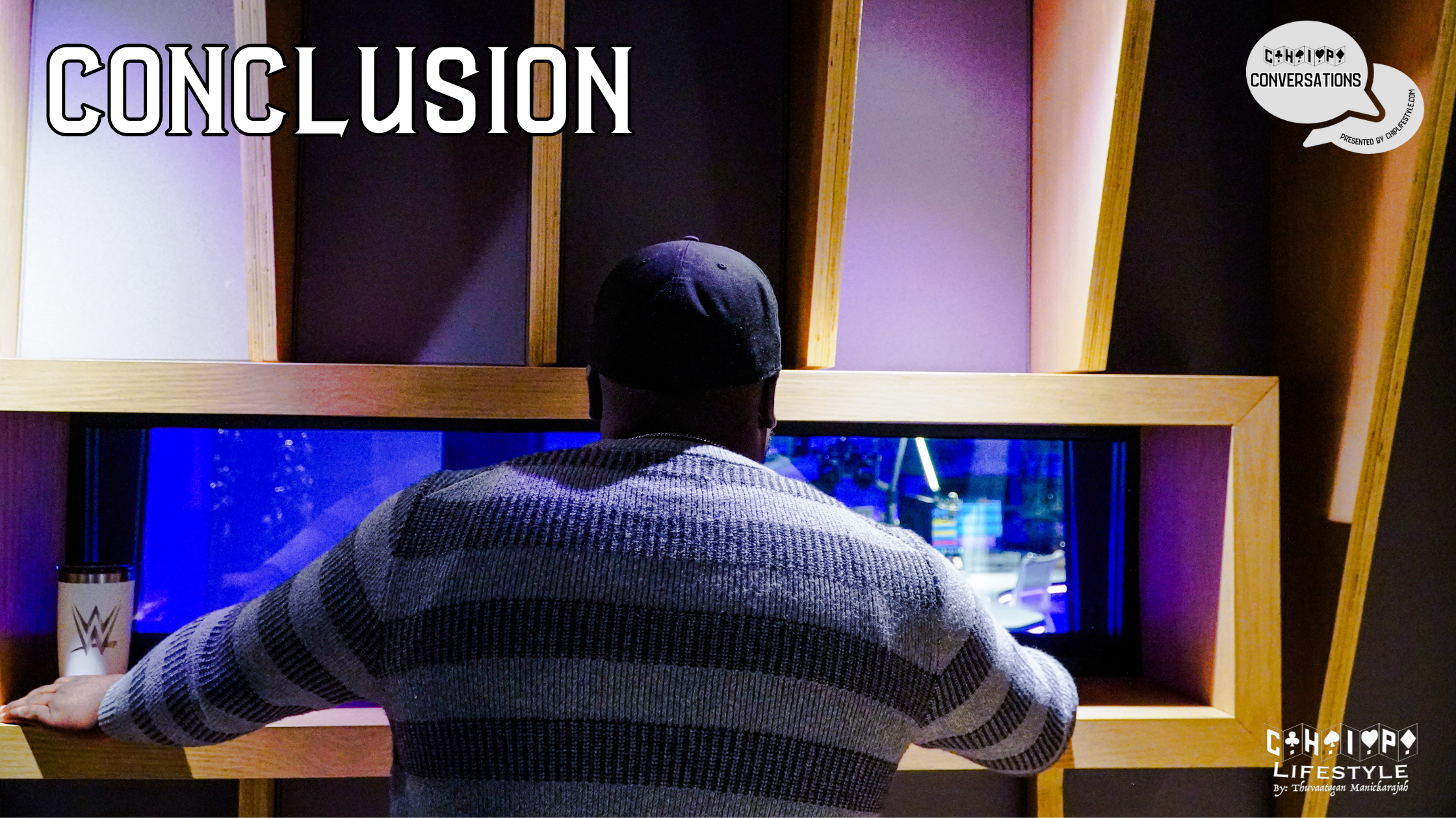 Shem looking over Kiss 92.5 recording studio