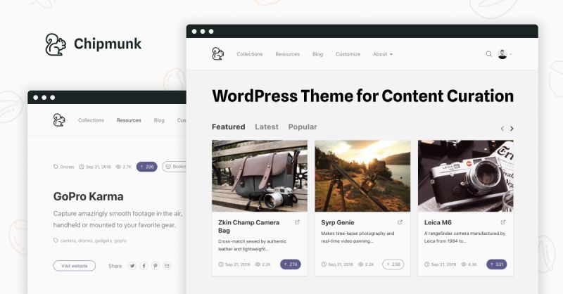 Free Open Source Wordpress Directory Website Theme Chipmunk Theme - Abstract Image Collection - Full HD Quality