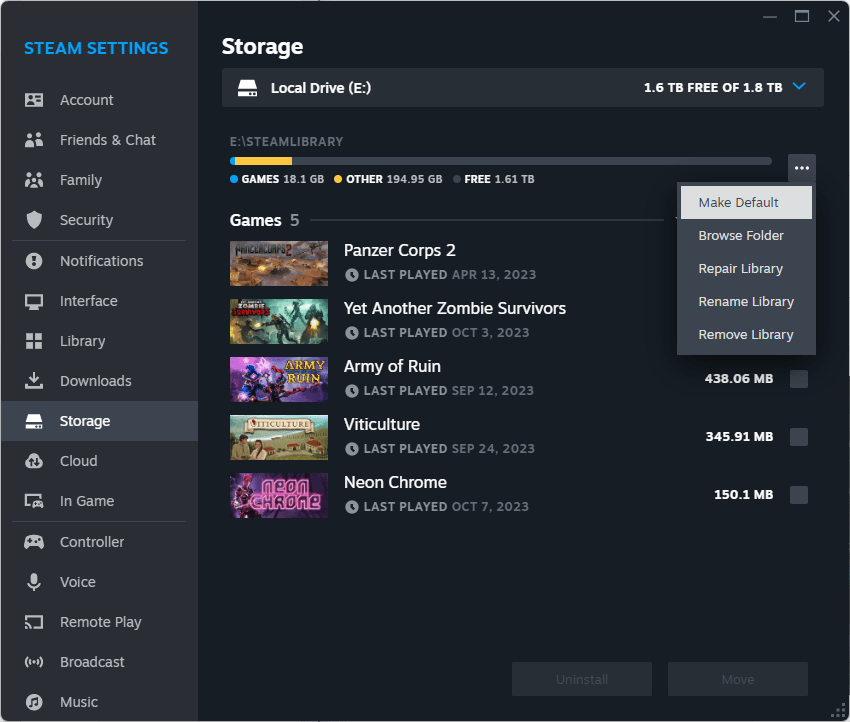 Where Does Steam Install Games And How To Change The Location Steam Make Default 