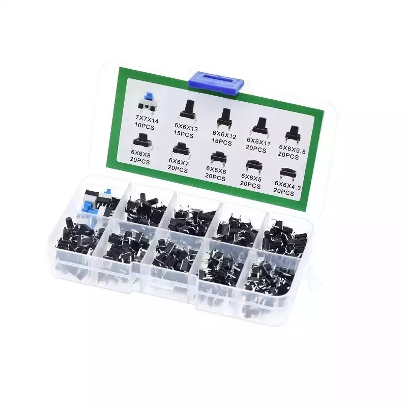 180PCS Button Switch Kit