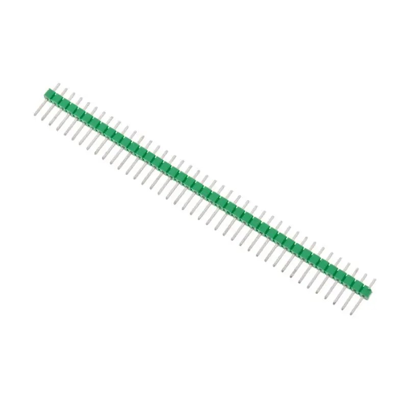 2.54mm Single Row Male 1X40 Pin Header Strip (Green)
