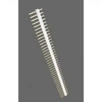 2.54mm Single Row Male 1X40 Pin Header Strip (White)