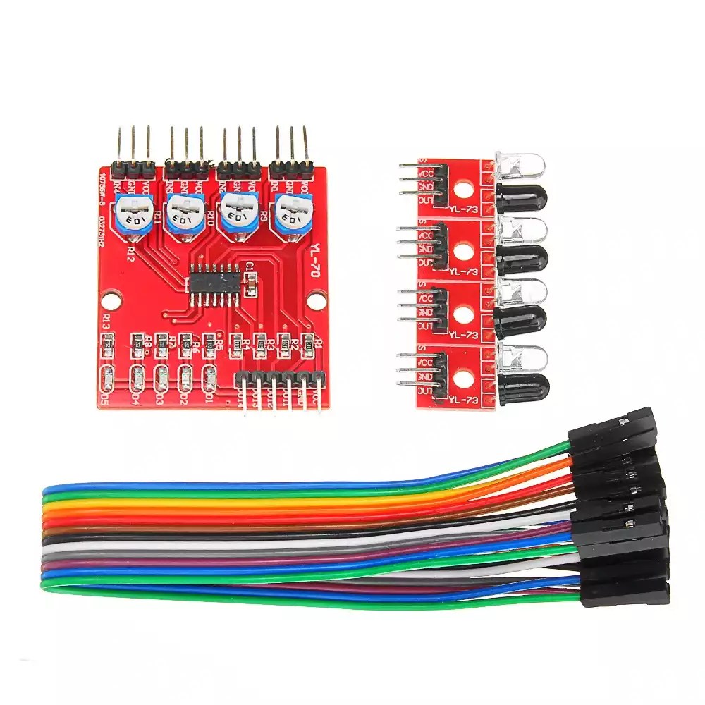 Infrared Tracing Module 4 Channel-01 Infrared Tracing Module 4 Channel-1