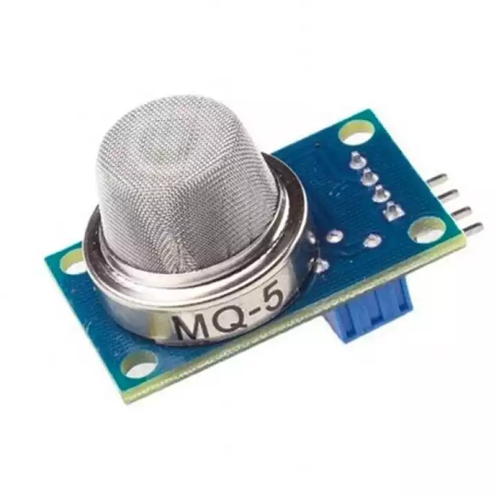 Connections VCC ↔ 2.5V ~ 5.0V GND ↔ ground Aout ↔ MCU.IO (analog output) Dout ↔ MCU.IO (digital output) Note: Buzzer is not included in this package, you have to buy it separately. To explore more Gas sensors Click on the link, Gas Sensor Features : High sensitivity to LPG, natural gas, town gas. Small sensitivity to alcohol, smoke. Stable and long life. Simple drive circuit. Fast response. Package Includes : 1 x MQ-5 Methane LPG Liquid Propane Gas Sensor Module-1