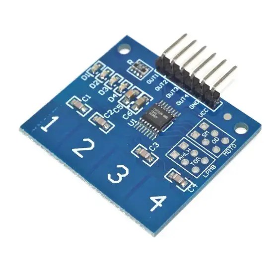 TTP224 4-Channel Capacitive Touch Switch Sensing Module-1