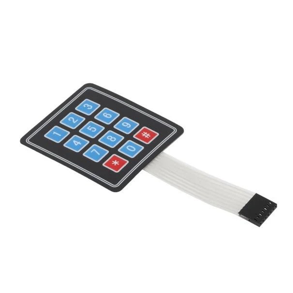 4x3 Membrane Switch Matrix Keypad-1