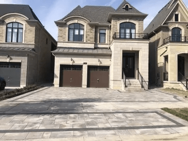 Interlocking Driveway Installation in Richmond Hill, Ontario by Canharmony Landscaping Inc.