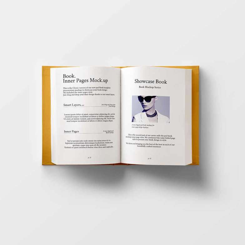 Book Inner Pages Mockup