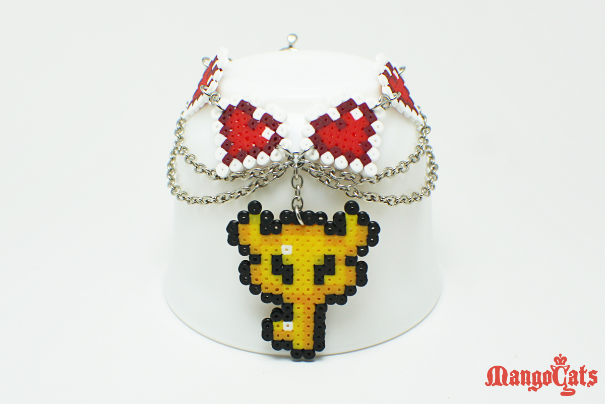 Zelda master key and hearts bracelet - https://www.etsy.com/listing/153828455/zelda-master-key-and-hearts-bracelet