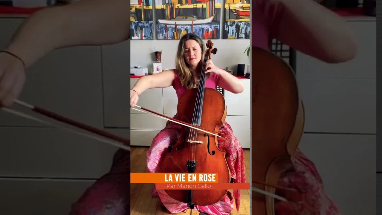 La Vie En Rose Au Violoncelle Pendant Le Confinement