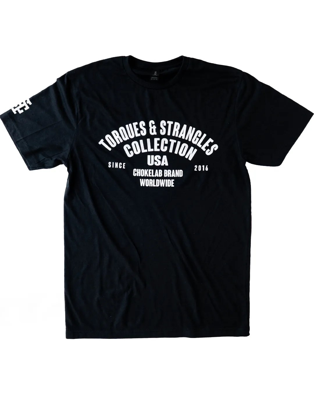 "TORQUES & STRANGLES" Black T-Shirt