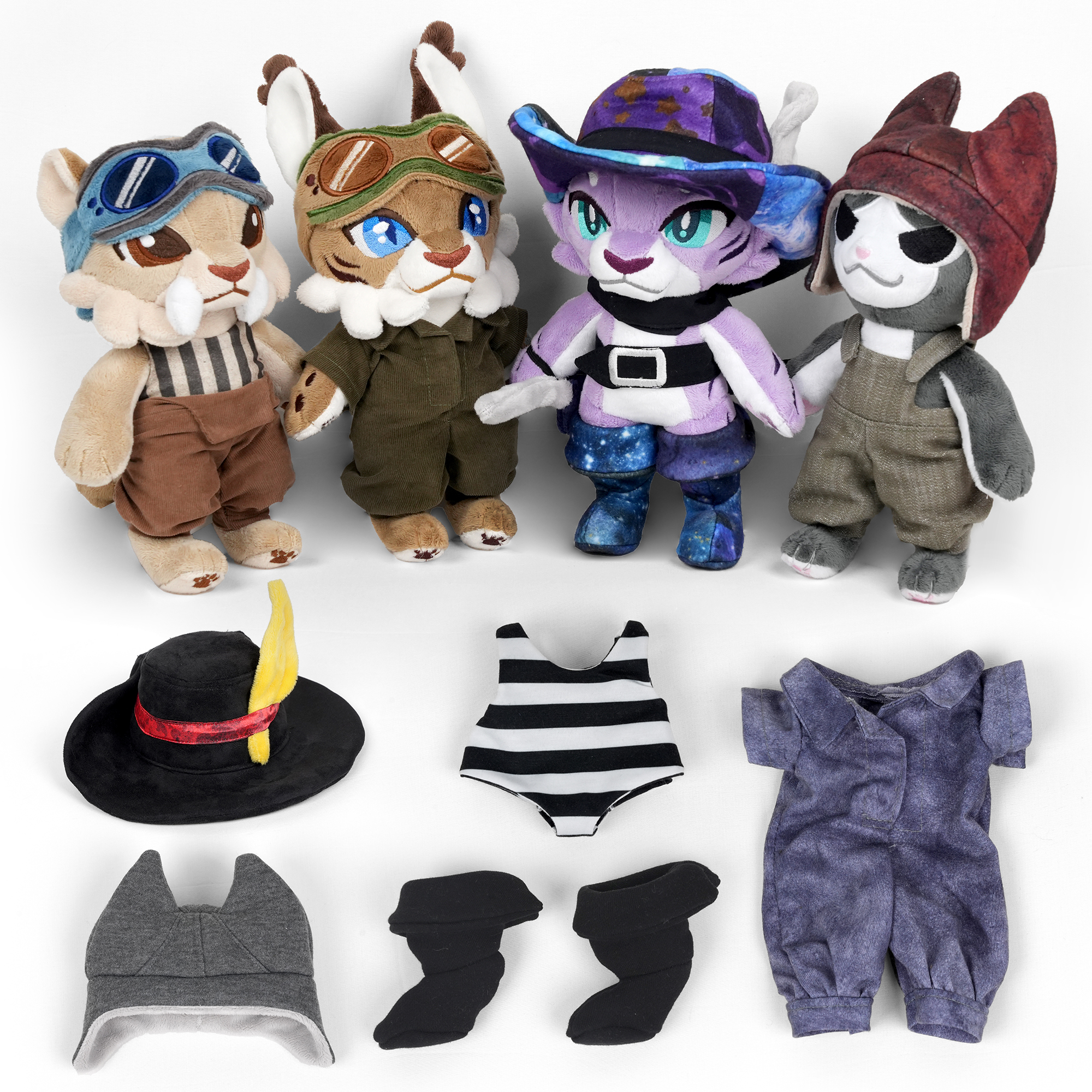 ゴーリー人形 Anthro Wildcat Plush – Sew Desu Ne?