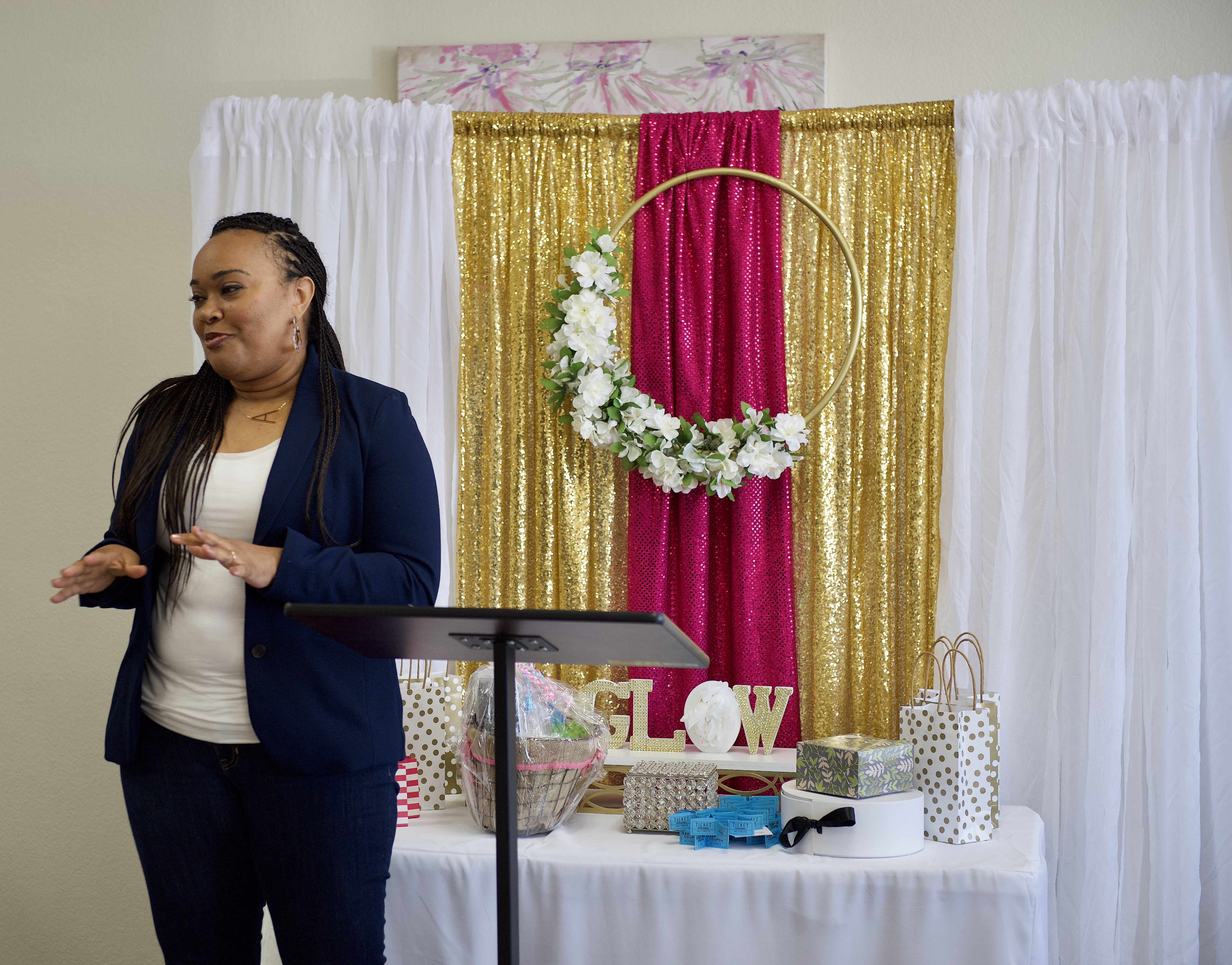 Spoken Word Artist at The Glow Up Women's Empowerment Brunch