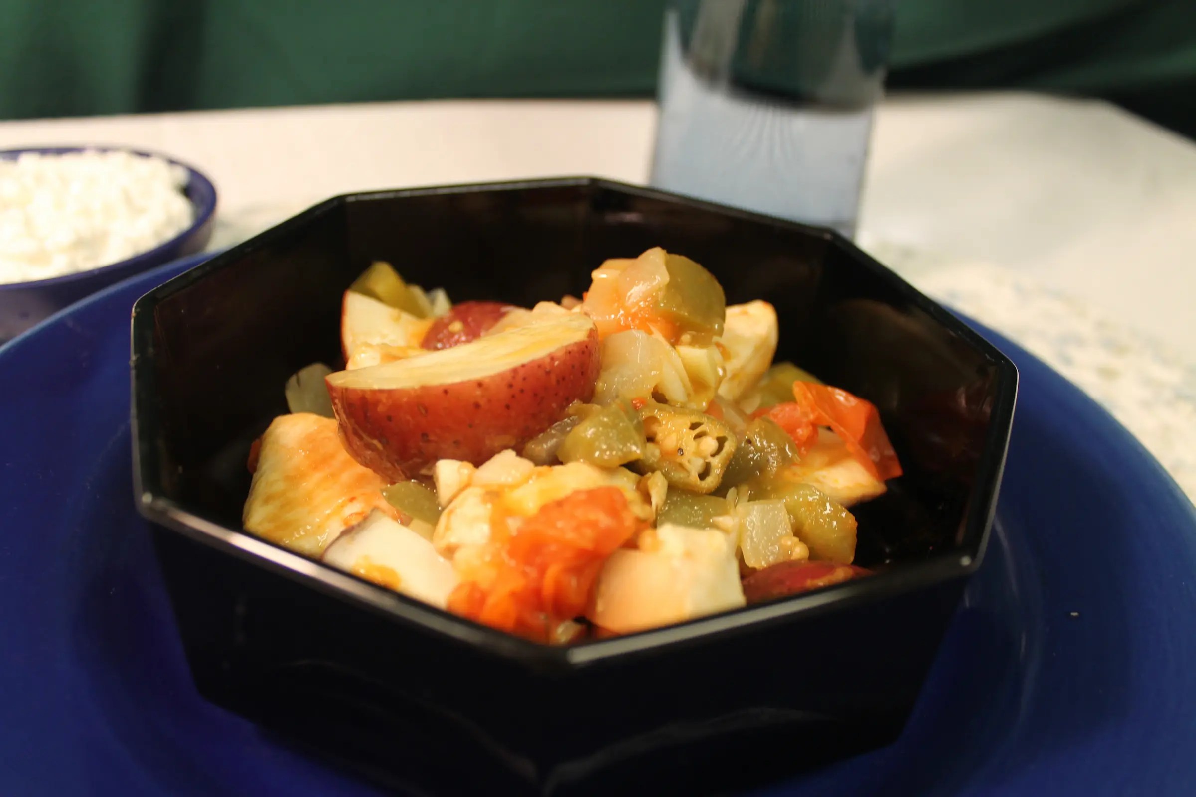 Southern style chicken & okra