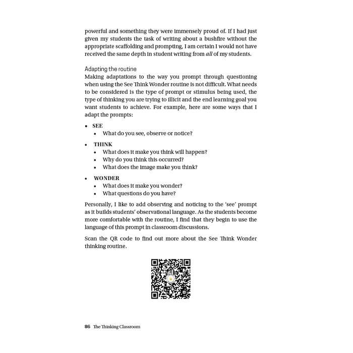 Teaching Creative Thinking Chooze - Classic Sunset Design - Mobile