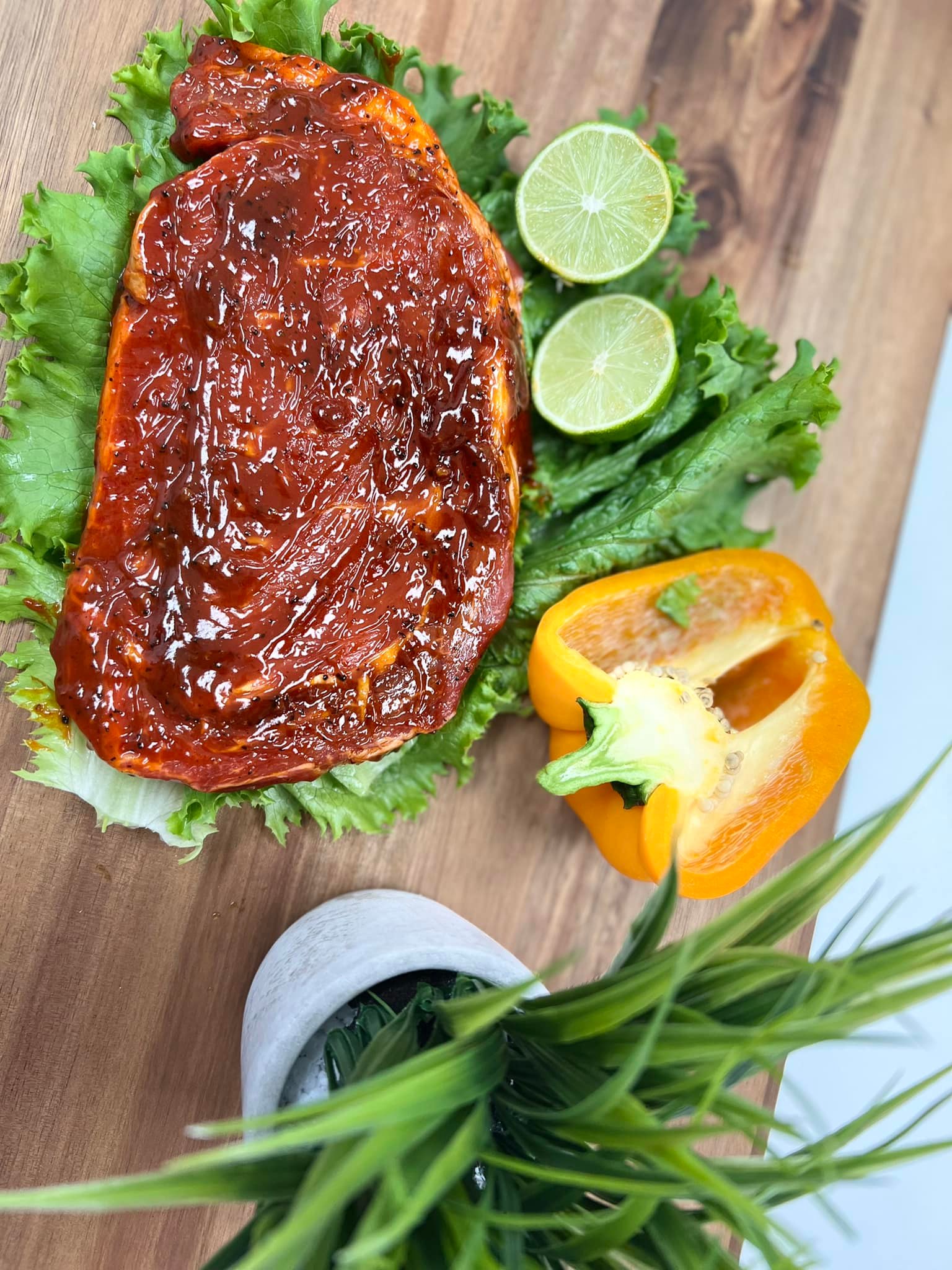 marinated steak
