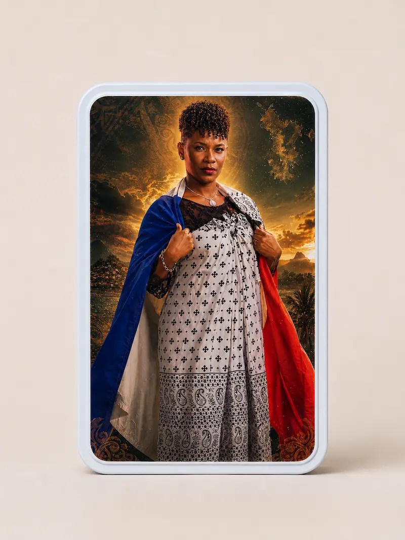 Nambawane salouva Mnandré iconique de Mayotte. Culture de Mayotte.