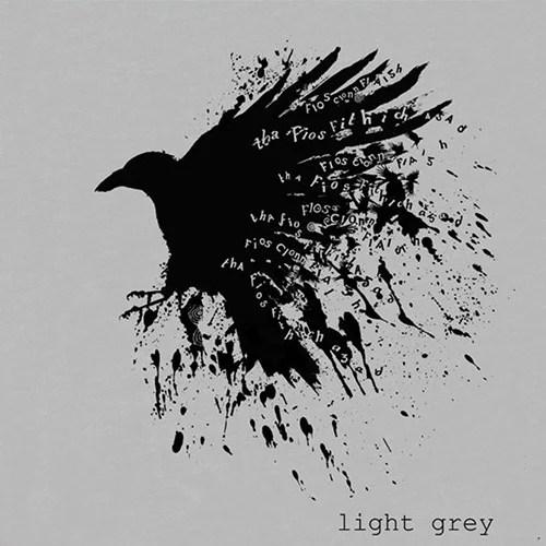 Unisex T-shirt - Raven - Grey, XX-Large Mireog