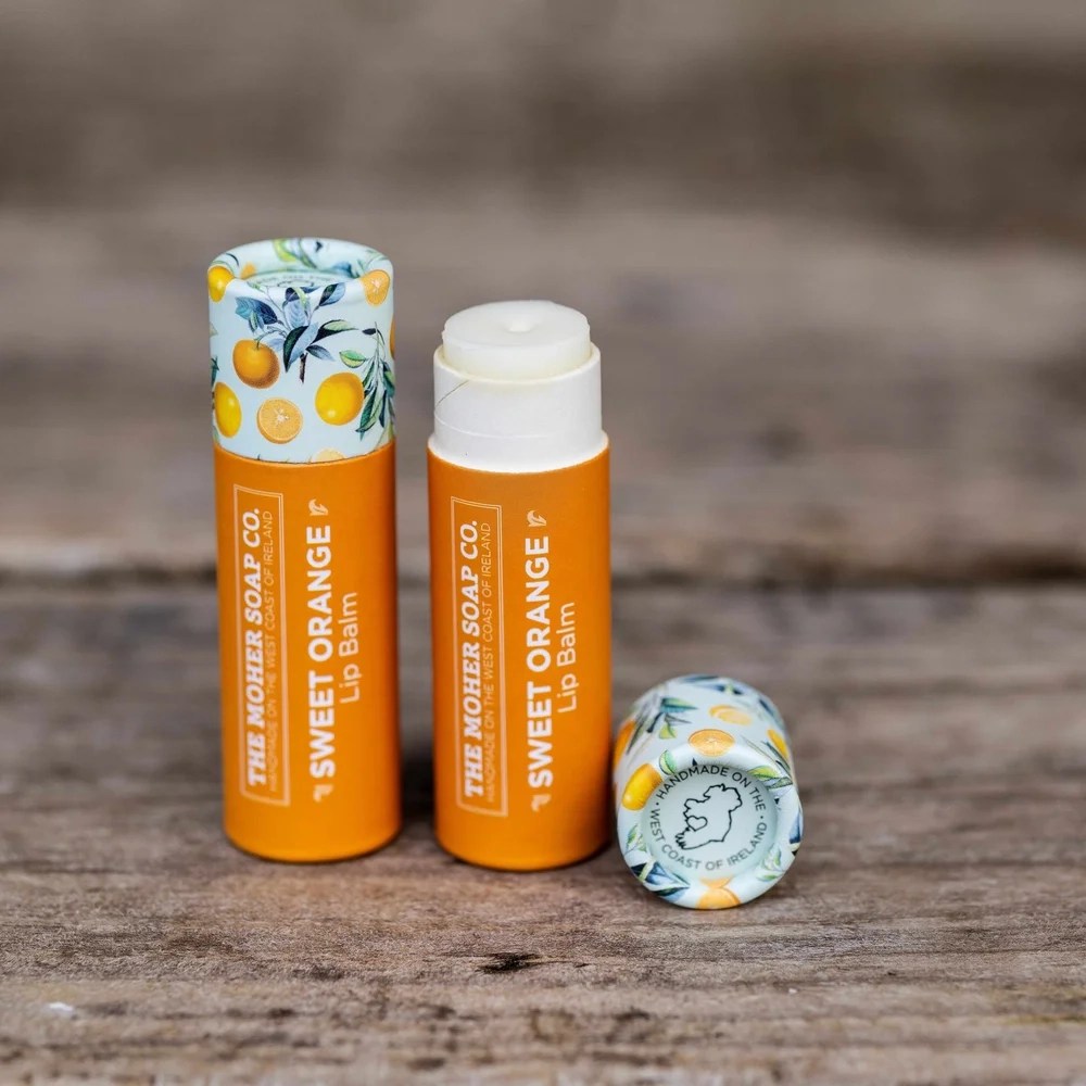 Natural Lip Balm - Sweet Orange The Moher Soap