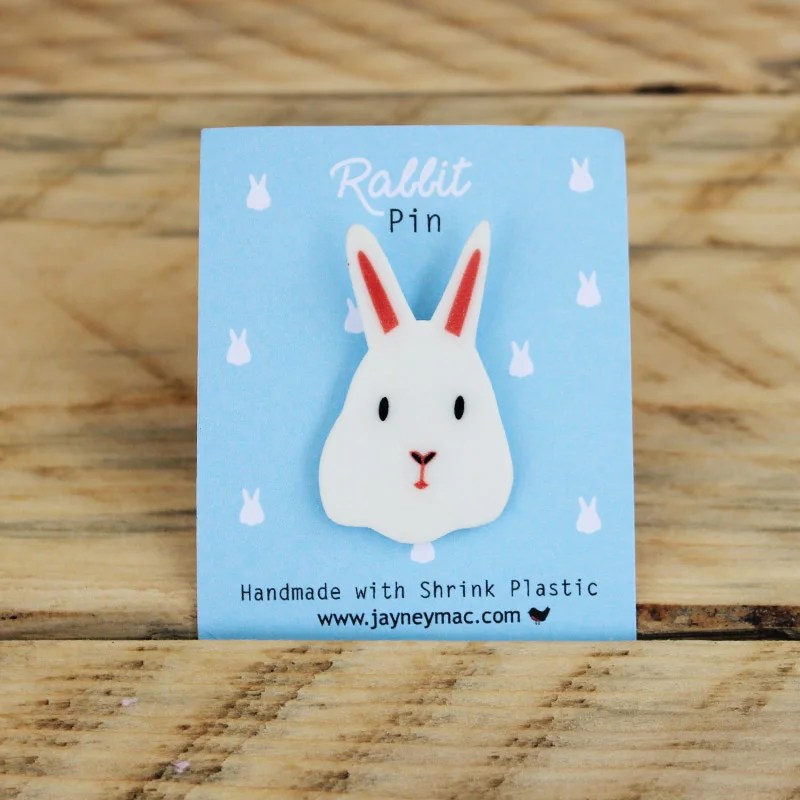 Rabbit Pin Jayney Mac