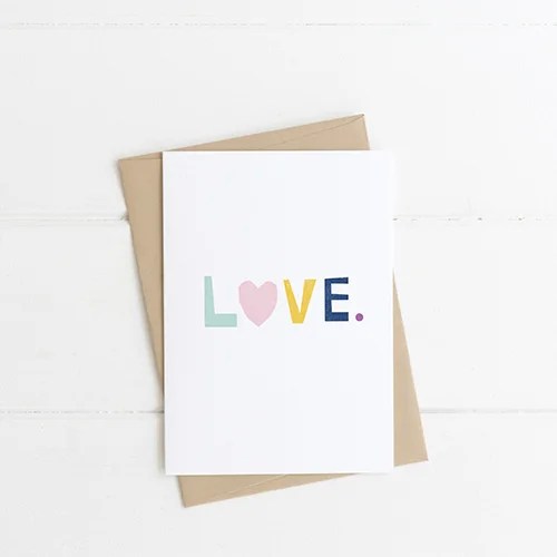 Greeting card - Love Lilly and Bright