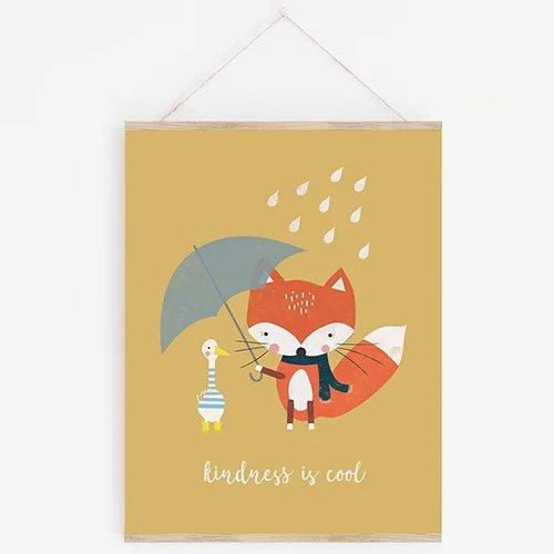 Print - A5 - Fox - Kindness is Cool