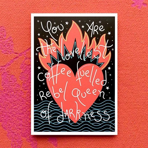 Greeting card - You are... - You are...darkness Nadine loves paper