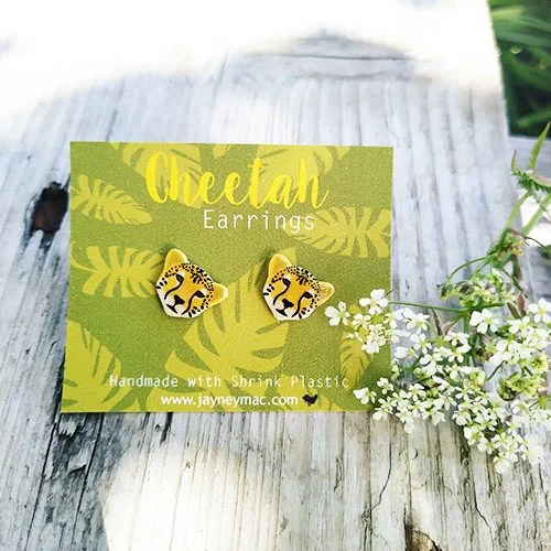Earrings - Cheetah