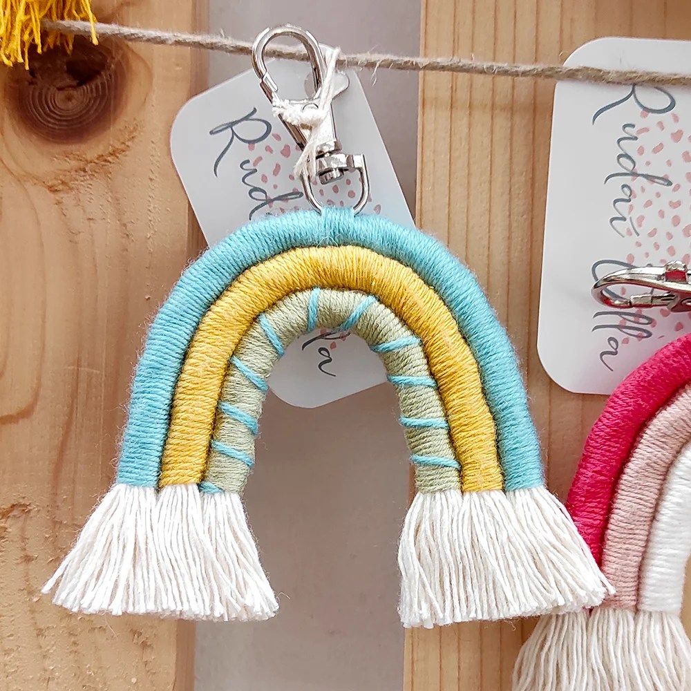 Rainbow keyring - Colour 3 Rudai Olla
