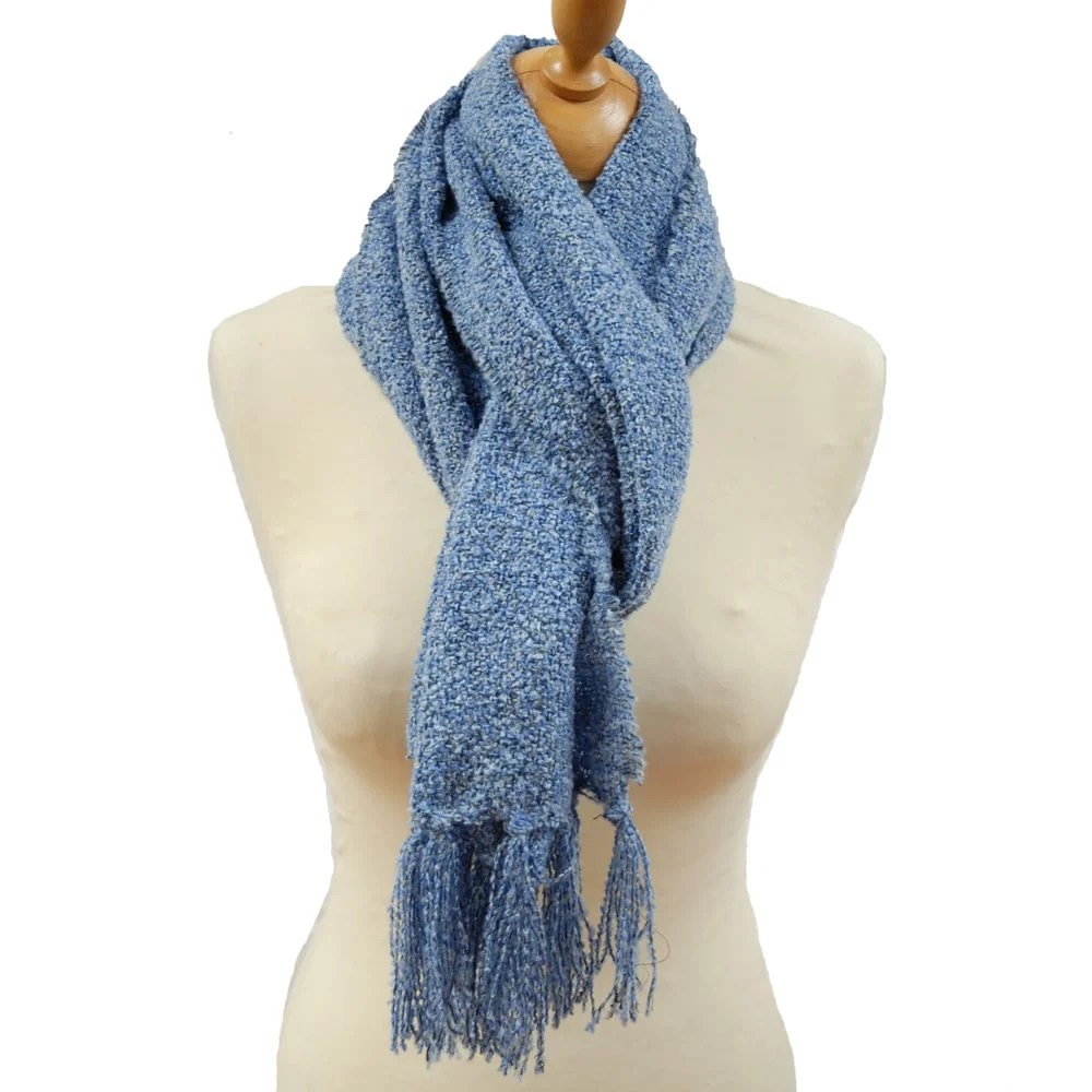 Wool and Cashmere scarf - Sky Blue Kerry Woolen Mills