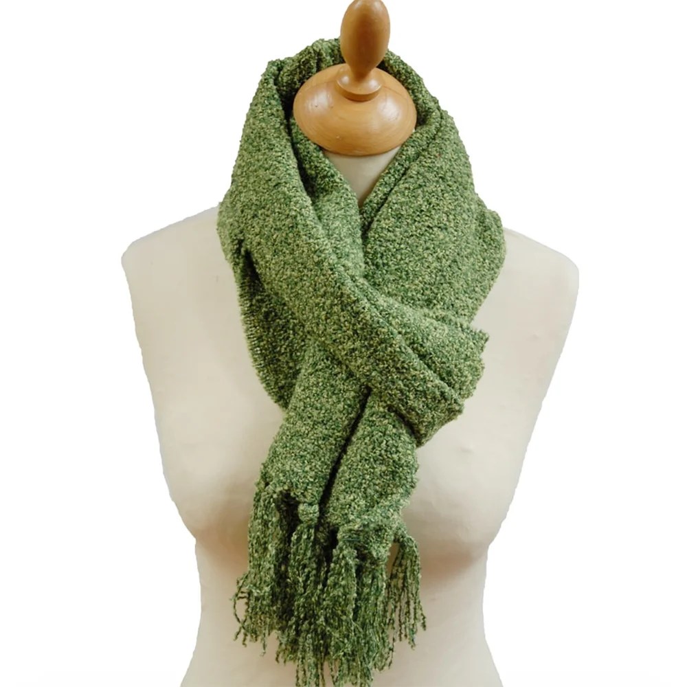 Wool and Cashmere scarf - Green Kerry Woolen Mills