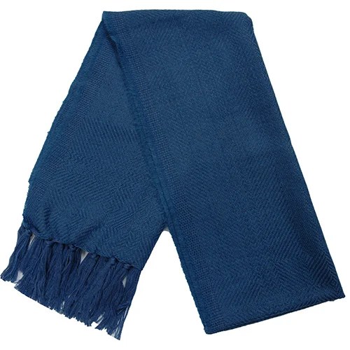 Scarf - Kerry Herringbone - Blue Kerry Woolen Mills