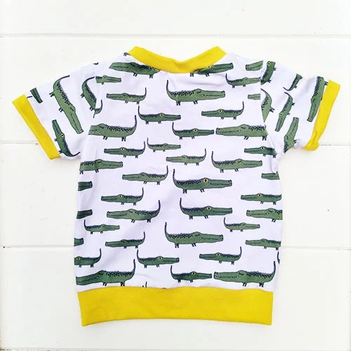 Kids t-shirt - Crocodile - 5/6 years Pookysnail