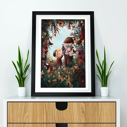 Illustration - A3, Birds Shannon Bergin