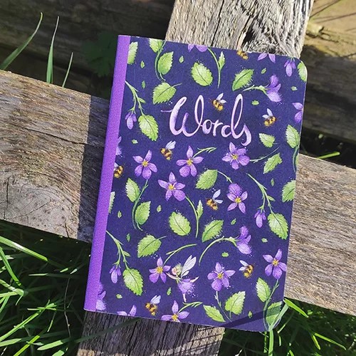 Notebook - A6 - Words Burren Flower Fairies