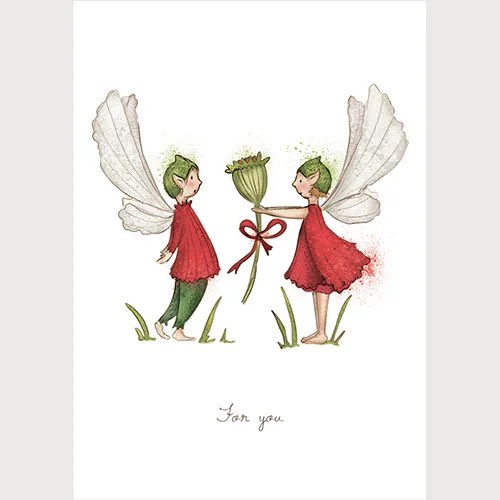 Greeting card - For you Burren Flower Fairies