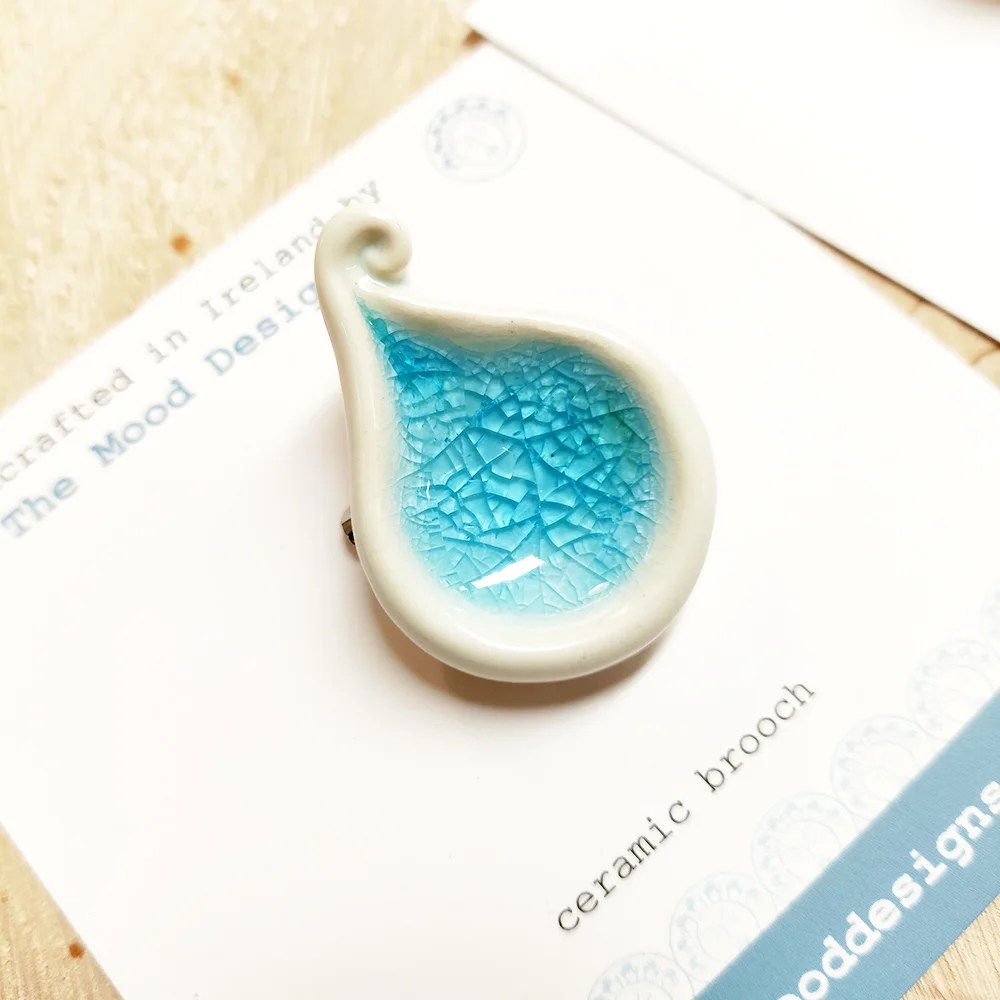 Ceramic Brooch - Drop 1 The Mood Designs