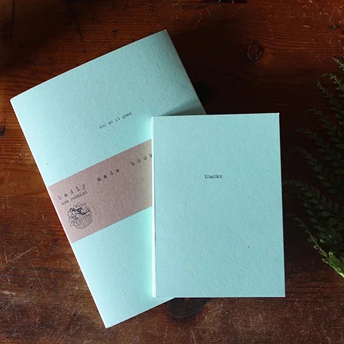 Notebook - A6 - I told you so, Blue Badly made books
