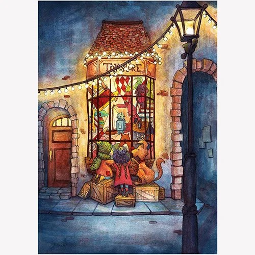 Large Christmas cards - Toystore Shannon Bergin