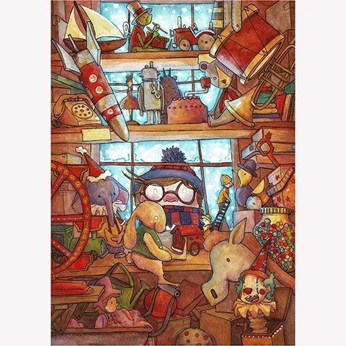 Large Christmas cards - Toystore's Inside Shannon Bergin
