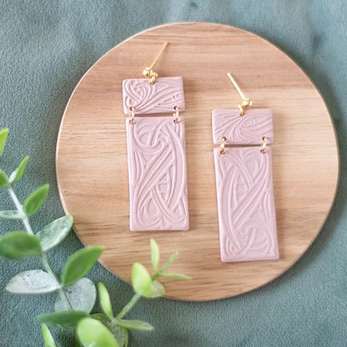 Art deco earrings - Long Curpic