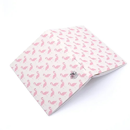 Notebook - A5 - Illustration - Flamingo - Dots Badly made books