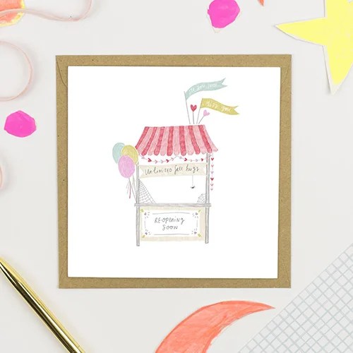 Greeting card - Unlimited free hugs Pickled Pom Pom