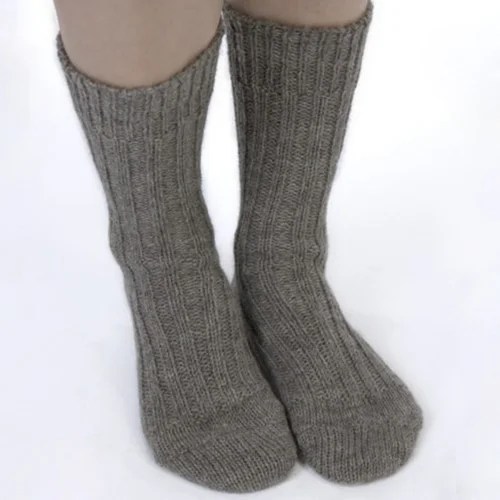 Socks - 100% pure new wool - Large, Brown Kerry Woolen Mills